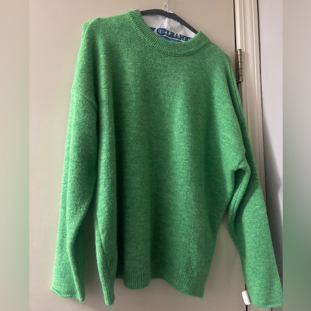 ASOS Design bright green oversized sweater